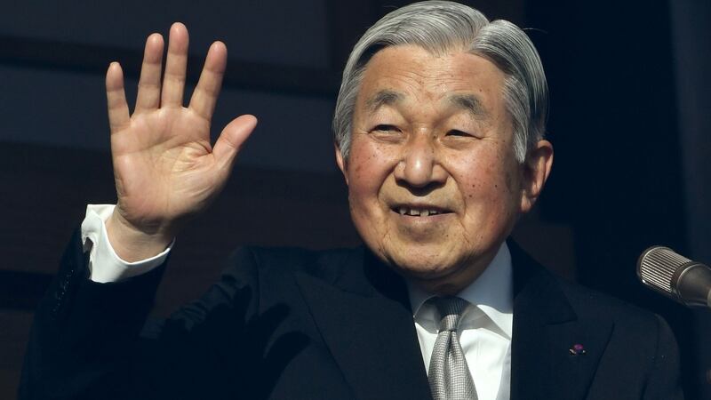 Japan’s emperor Akihito. Photograph: Toshifumi Kitamura/AFP/Getty Images