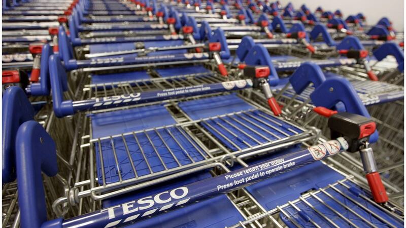 Double-digit inflation has hit the cost of a weekly supermarket shop particularly hard. Photograph: Dara Mac Dónaill