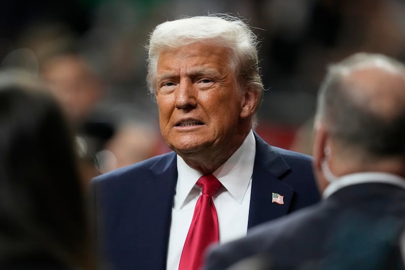 US president Donald Trump. Photograph: Ashley Landis/AP