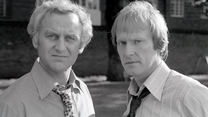 Dennis Waterman, right, with John Thaw in The Sweeney, in 1977. Photograph: Fremantle Media/Shutterstock