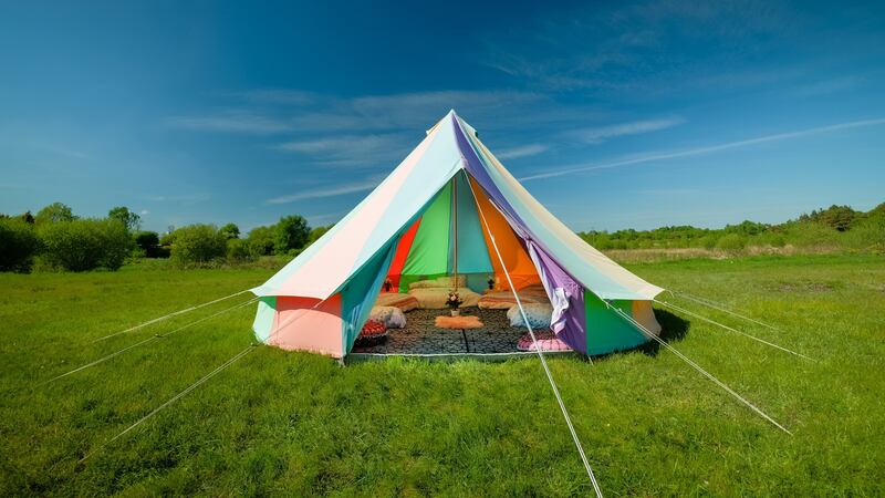 The rainbow tents start at € 399