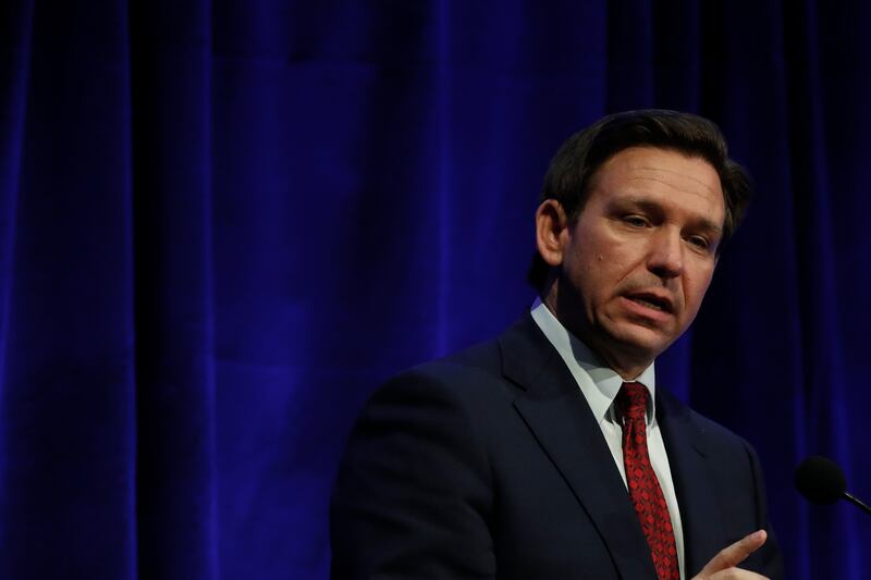  Florida's Governor  Ron DeSantis: expect to mount a bid to secure the Republican nomination to run for president. Photograph:  Chris duMond/Getty Images)