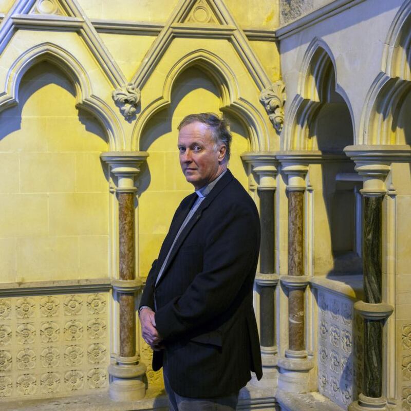 Rev. Tim Wright, the dean of St. Brigid’s Cathedral in Kildare. Photograph: Paulo Nunes dos Santos/New York Times