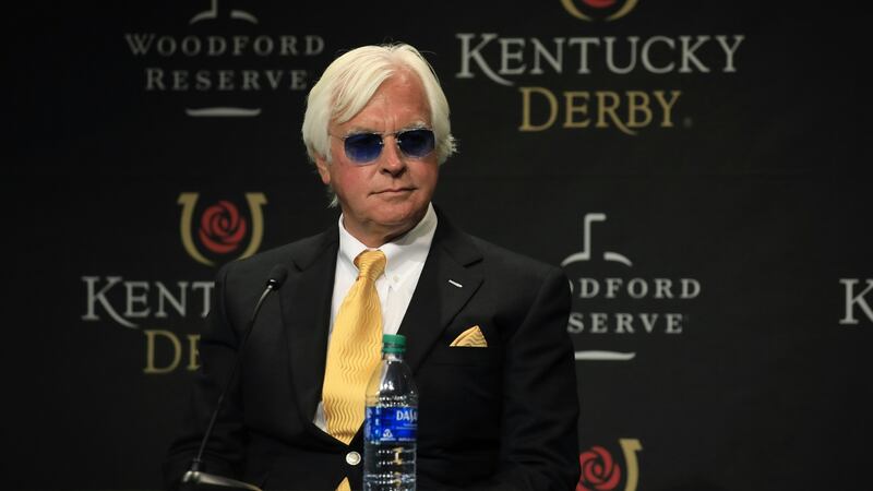 Trainer Bob Baffert at a press conference after Medina Spirit won the 147th Running of the Kentucky Derby. Photo: Luke Sharrett/Bloomberg