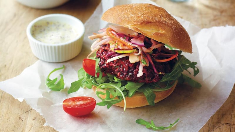 Beetroot burgers