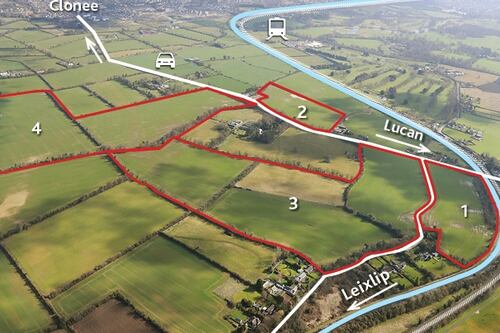Lucan land bank to be sold for €30,000 to €50,000 per acre