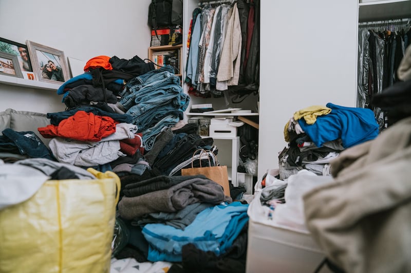 A declutter can be an essential new year activity.