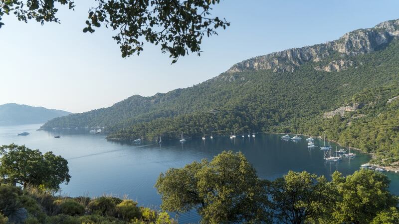 Sarsala Bay in Dalaman, Mugla, Turkey