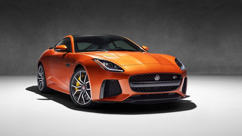 The new Jaguar F-Type SVR. The 575hp coupe is the second vehicle from Jaguar-Land Rover’s Special Vehicle Operations division, the high performance skunkworks