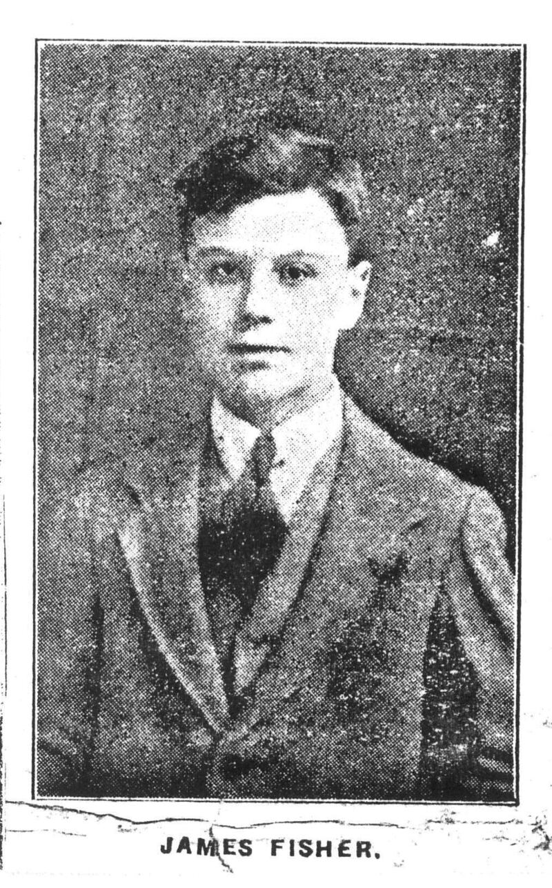 James Fisher, the youngest of those who were executed on November 17th, 1922, was most likely a “messer” according to his relative Ciaran MacDonagh. 