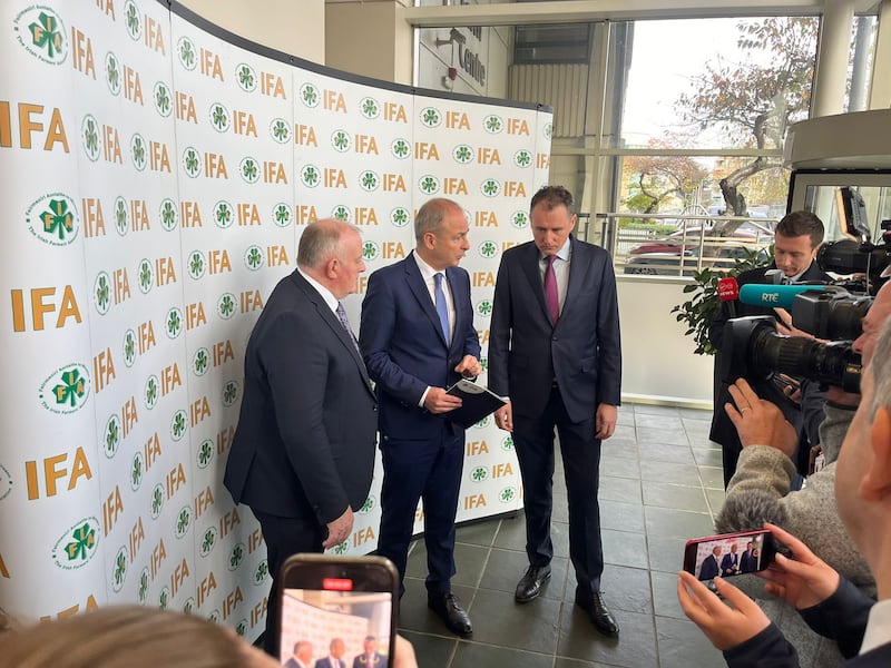 Micheál Martin meets the IFA on the campaign trail