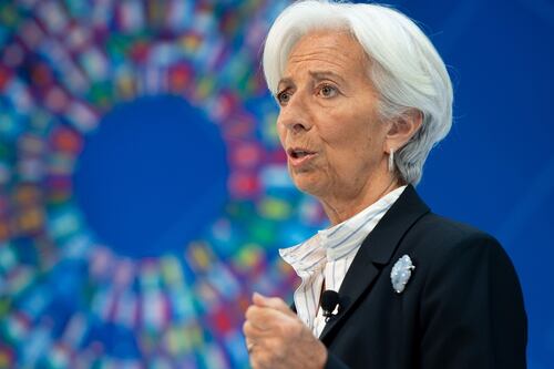 Lagarde effect on markets quick and dramatic