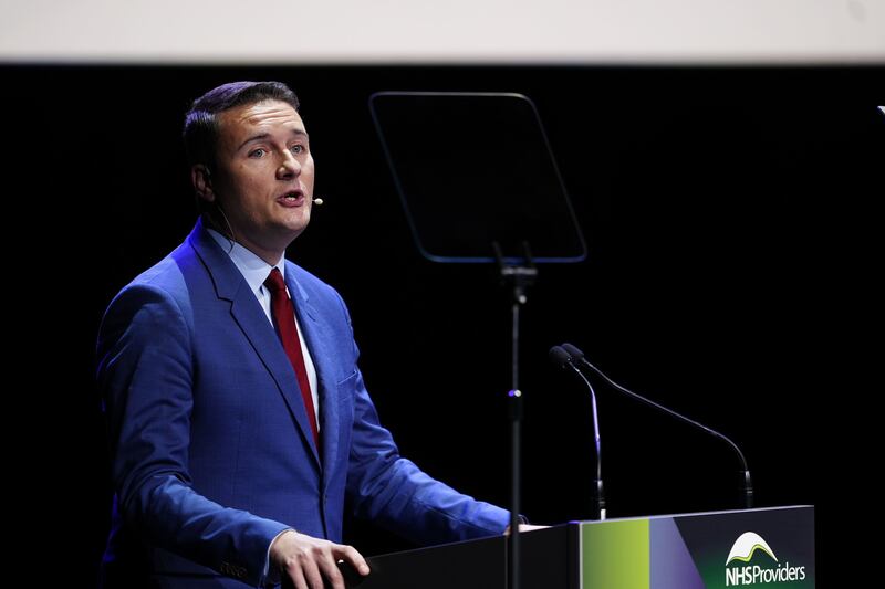 UK health secretary Wes Streeting has ordered a review of the potential costs of upgrading palliative care services if the Bill passes. Photograph: Peter Byrne/PA Wire