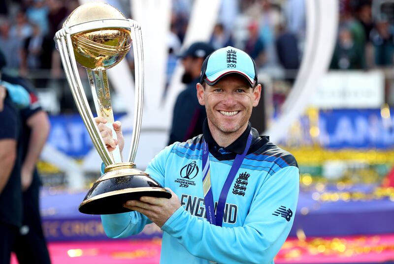 Eoin Morgan led England to victory at the 2019 World Cup. Photograph: Nick Potts/PA