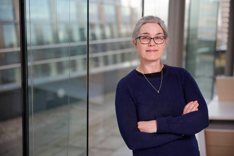 Fiona Kelleher of MyGug at The Irish Times Innovation Awards 2023 final judging day. Photograph: Conor McCabe Photography.