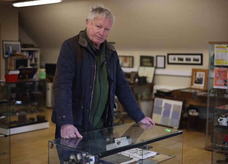 John Bhaba Jack O'Chonghaola in the Lettermullen and Garumna Heritage Centre which he set up in 2009. Photo: Bryan O'Brien 

