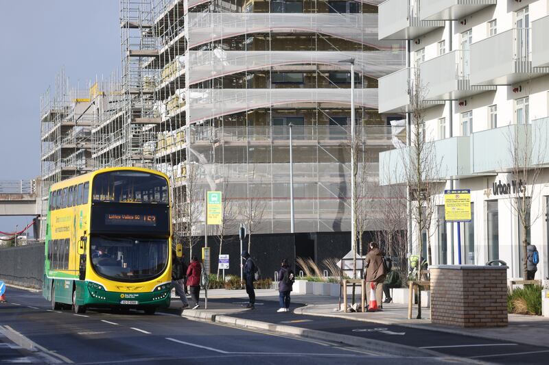 Ongoing development on Station Road in Adamstown. Photograph: Bryan O’Brien