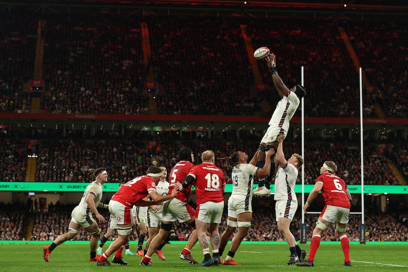 England's Maro Itoje. Photograph: Adrian Dennis/AFP/Getty Images