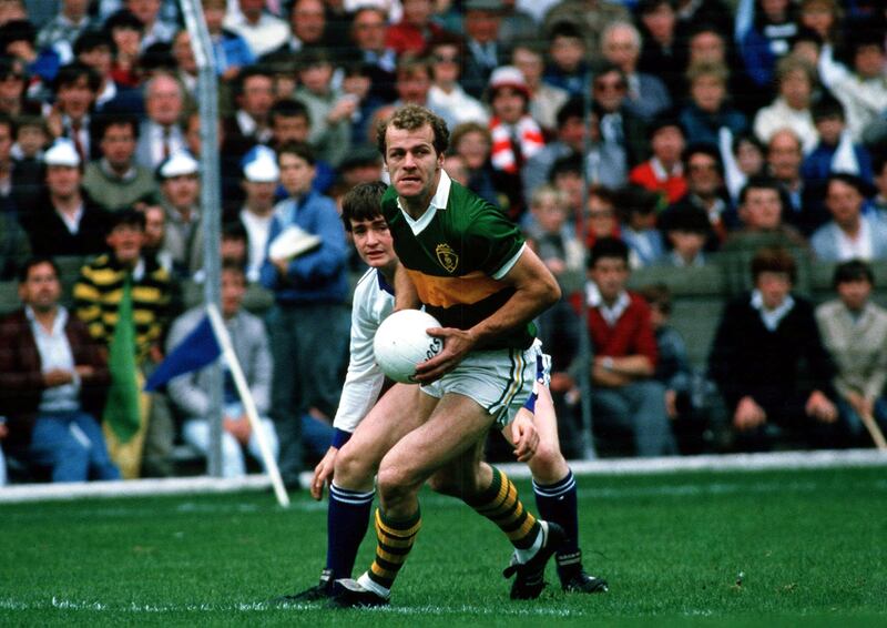 All Ireland Football Semi-Final Kerry vs Monaghan in August of 1985:
Jack O'Shea of Kerry epitomised the complete footballer of his generation. Photograph: Inpho
