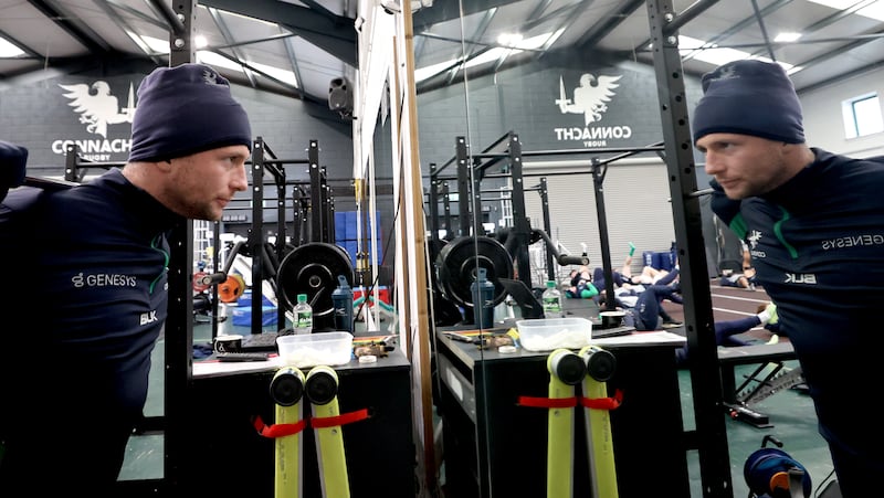 Jack Carty has seen the Connacht gym at the Sportsground change over the years. Photograph: James Crombie/Inpho             