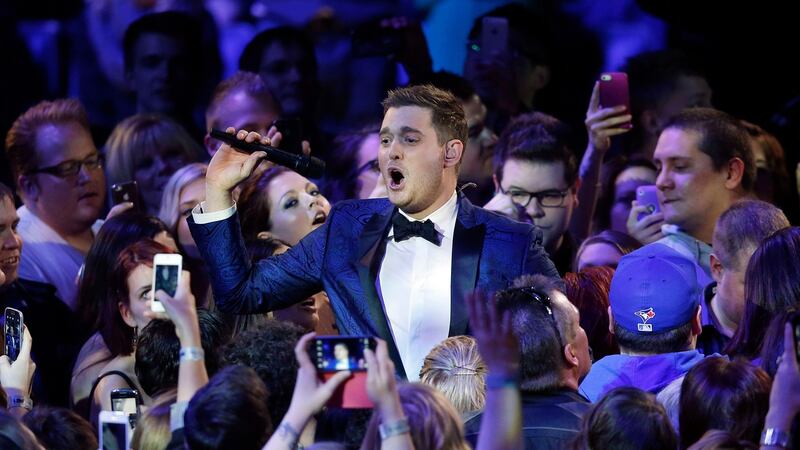 The all-seated Michael Bublé concert at Croke Park this Saturday evening, with support from Emeli Sandé, was announced last November. File photograph: Todd Korol/Reuters