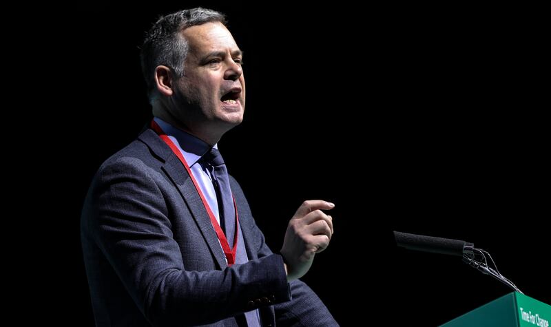 Sinn Féin's Pearse Doherty was particularly aggressive in condemning Paschal Donohoe's spending irregularities. Photograph: Damien Storan/PA