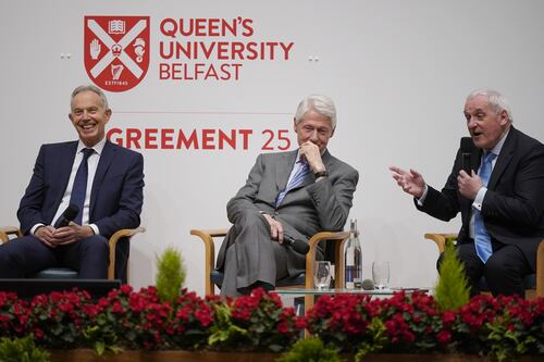 Belfast Agreement conference: Politicians in Northern Ireland ‘took risks’, says Blair - as it happened