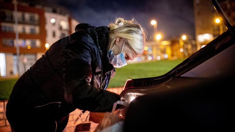 JADD support worker Christine Ashmore. Photograph: Tom Honan NEWS 2/11/2021Jobstown Assisting Drug Dependency .Jobstown Rd, Jobstown, Dublin.Feature with the work of Jobstown Assisting Drug Dependency.Christine Ashmore Support Worker Photo: Tom Honan for The Irish Times.