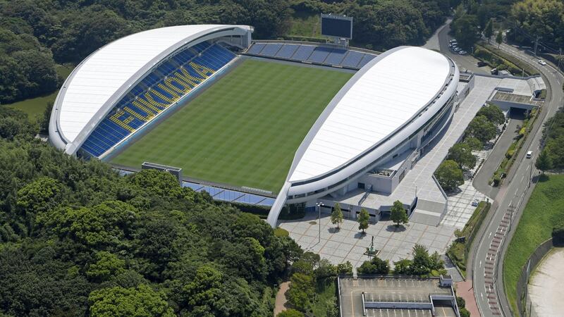 Level5 Stadium in the southwestern Japan city of Fukuoka. Photograph: Kyodo News via Getty Images