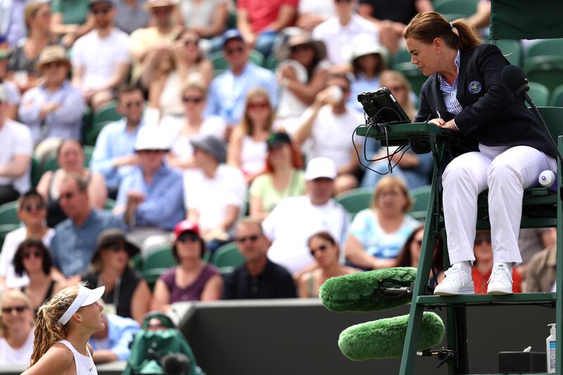 Smells like teen spirit as Mirra Andreeva throws a wobbly at Wimbledon –  The Irish Times