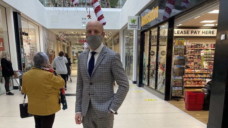 Bartosz Mieszala, manager of the Douglas Village Shopping Centre. Photograph: Olivia Kelly