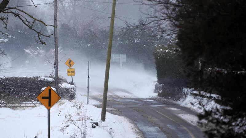 The Leixlip Road pictured on Thursday. Photograph: Colin Keegan/Collins