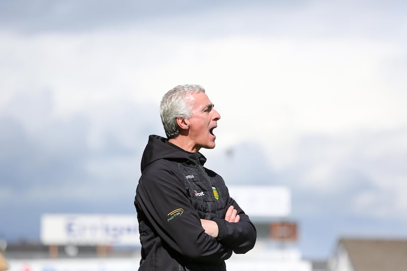 Ulster GAA Senior Football Championship Semi-Final, Celtic Park, Co. Derry 28/4/2024
Donegal vs Tyrone
Donegal manager Jim McGuinness
Mandatory Credit ©INPHO/Lorcan Doherty