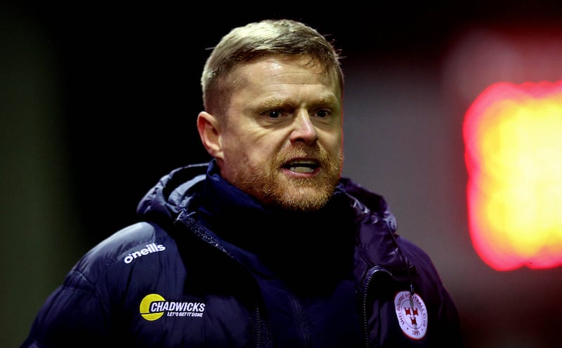 Shelbourne manager Damien Duff. Photograph: Ryan Byrne/Inpho