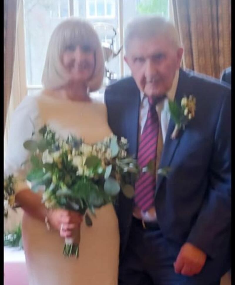 Mick O'Dwyer with his Geraldine Shields. Photograph: Anne Lucey