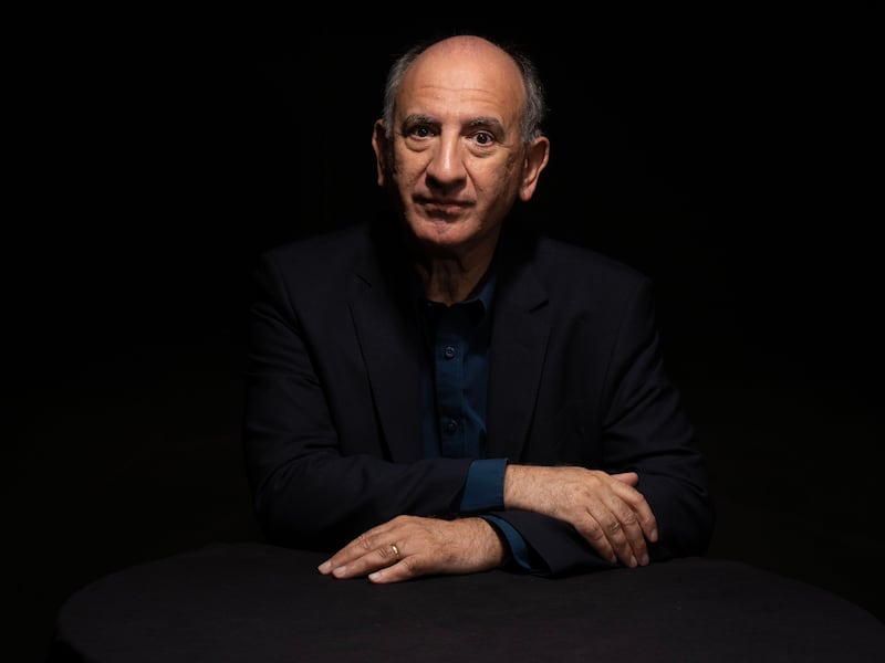 Dr Strangelove: Armando Iannucci, who with Sean Foley has adapted the Stanley Kubrick film for the stage. Photograph: Manuel Harlan