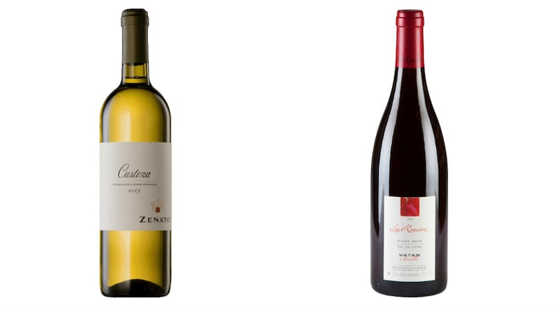 Custoza 2014, Zenato and Pinot Noir La Roncière 2014, André Vatan, Vin de Loire