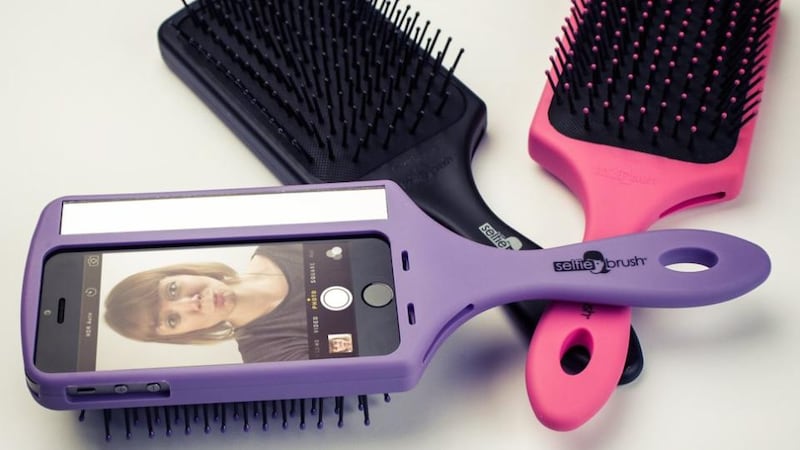 Give your self-obsessed sister the gift of immaculate hair with this selfie-ready large paddle hairbrush, E25.29, which has a built-in mini mirror to minimise potential gurning and bedhead hair photo-bombers.