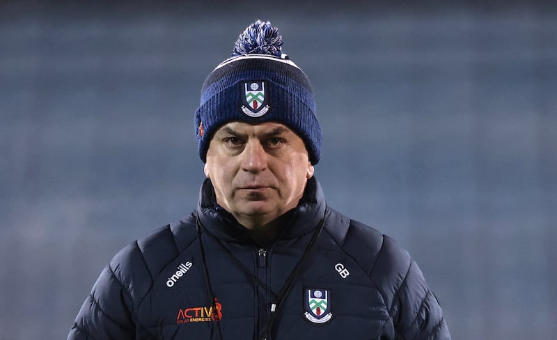 Monaghan manager Gabriel Bannigan. Photograph: James Crombie/Inpho