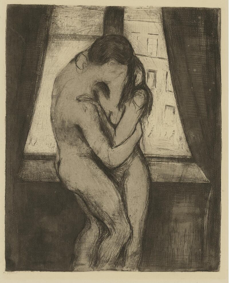 A detail from The Kiss by Edvard Munch. Photograph: Fine Art Images/Heritage Images/Getty Images