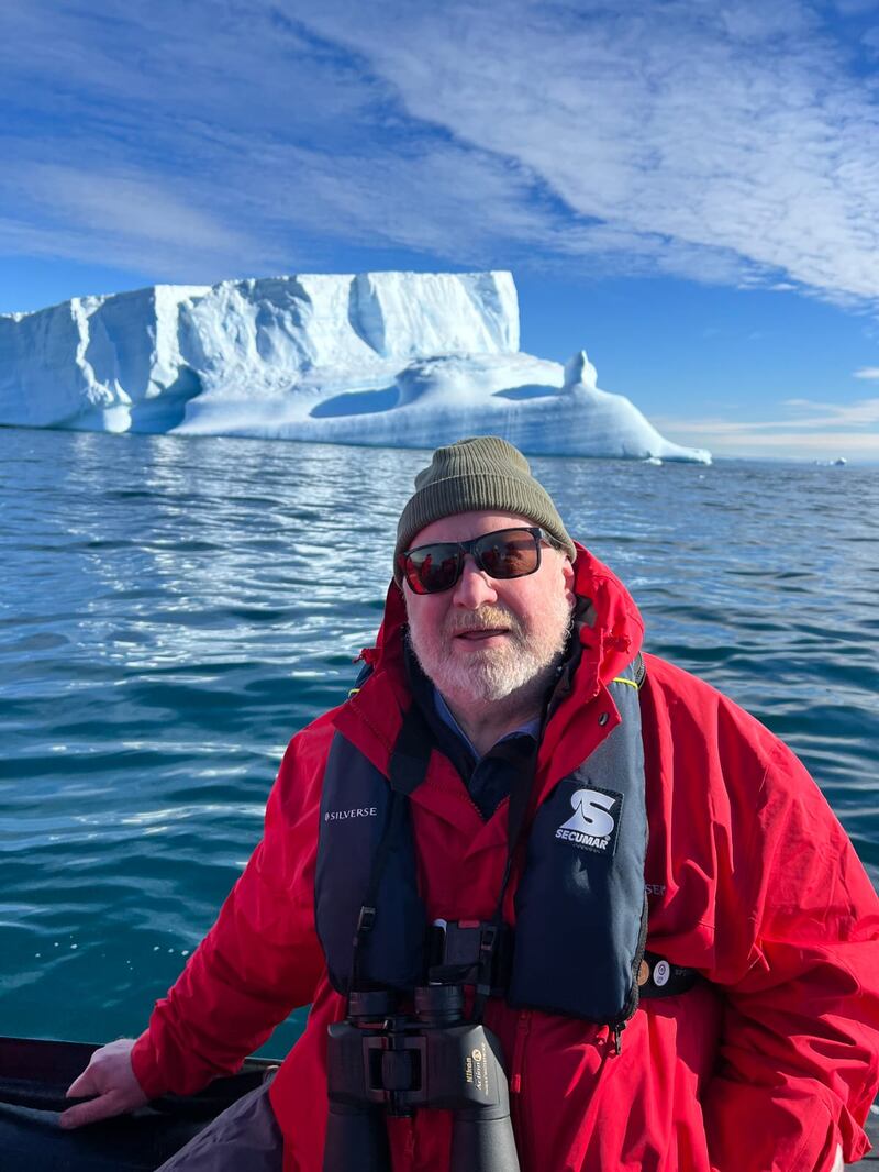 Patrick Smyth in the Antarctic