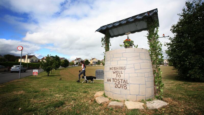 ‘Wishing Well’   the winning entry in the Stylish Silage competition.  Photograph: Brian Farrell