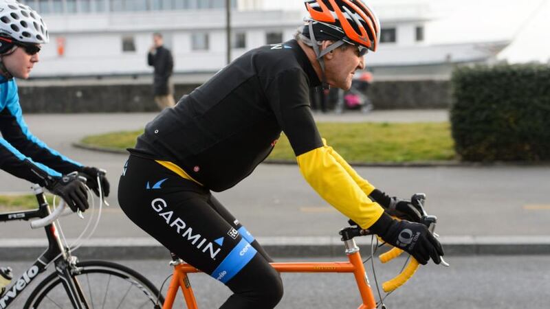 Mr Kerry was injured in a bike crash in eastern France and helicoptered to a hospital in Geneva. File photograph: Jean-Christophe Bott/EPA