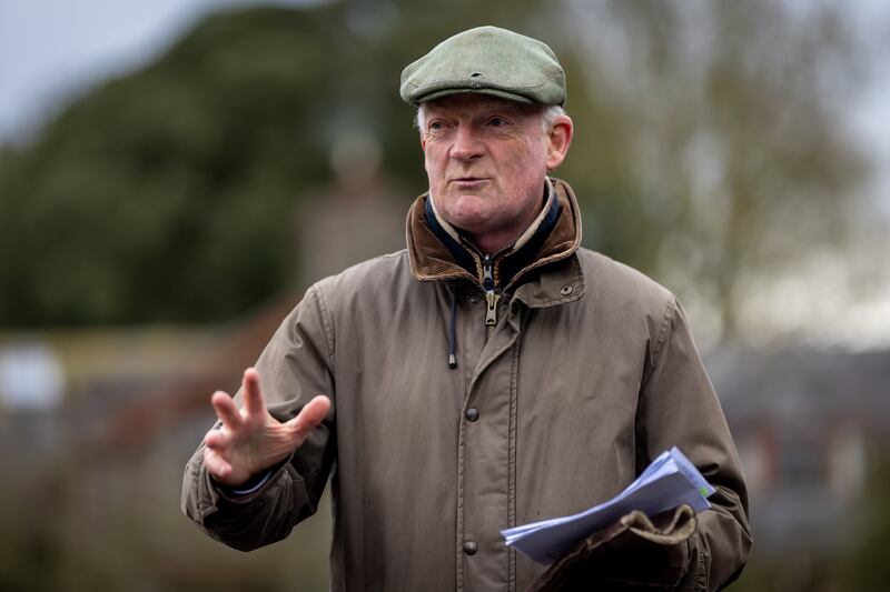 Willie Mullins: the top trainer's horses will once again to be expected to dominate the top grade races at the Dublin Racing Festival. Photograph: Morgan Treacy/Inpho 