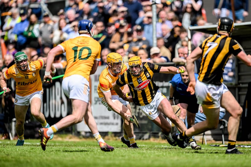 Kilkenny sailed by Antrim in the Leinster championship this weekend with 17 points to spare. Photograph: Inpho/Cathal McOscar