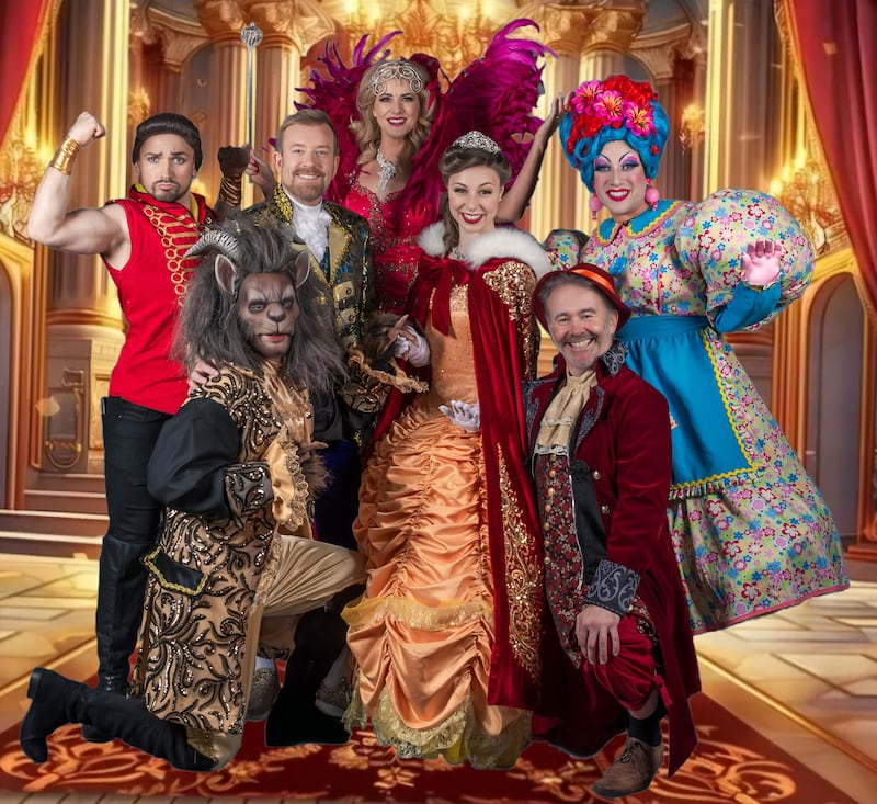 Members of the cast of Alan Hughes and Karl Broderick’s Beauty and the Beast. Photograph: Rob Kennedy