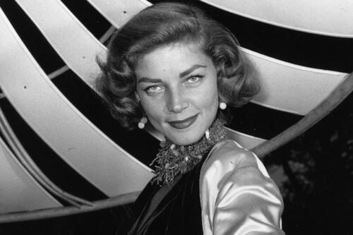 Late Lauren Bacall helped  define Hollywood noir-era ambience