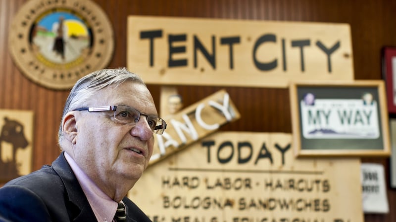 Joe Arpaio: “Maybe President Obama should be more supportive of cops instead of going after people every time they shoot a black person.” Photograph: Samantha Sais/New York Times