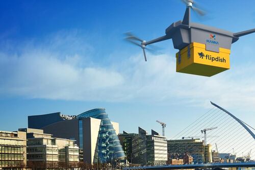 Manna partners Flipdish in fast food drone delivery plan