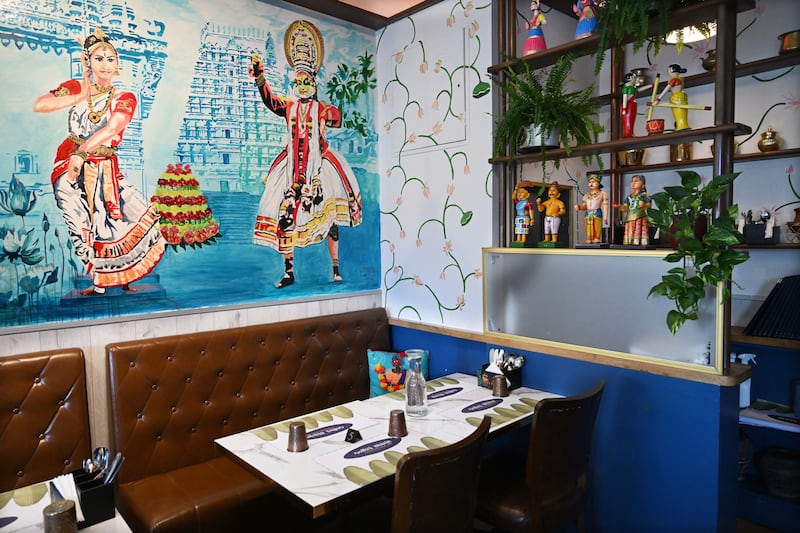 Andhra Bhavan, in Dublin's Marlborough Street. The restaurant has opened an outlet including a cocktail bar in Abbey Street. Photograph: Bryan Meade